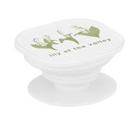 Support Téléphone Extensible - Lily of The Valley Flowers Minimalist Chic Garden Love - Poignée Grip de Maintien et Stand Vidéo pour Smartphone Compatible Tous Modèles Imprimé en France