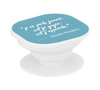 Support Téléphone Extensible - Mandela Perds Gagne Francais Citation Inspirante - Poignée Grip de Maintien et Stand Vidéo pour Smartphone Compatible Tous Modèles Imprimé en France