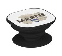 Support Téléphone Extensible - Marne Departement 51 Chalons en Champagne Carte Ancienne - Poignée Grip de Maintien et Stand Vidéo pour Smartphone Compatible Tous Modèles Imprimé en France