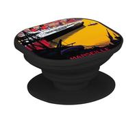 Support Téléphone Extensible - Marseille Port Affiche Poster Vintage Voyage Art Deco 30's - Poignée Grip de Maintien et Stand Vidéo pour Smartphone Compatible Tous Modèles Imprimé en France