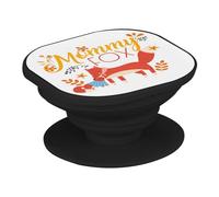 Support Téléphone Extensible - Mommy Fox Drawing Illustration Drill - Poignée Grip de Maintien et Stand Vidéo pour Smartphone Compatible Tous Modèles Imprimé en France