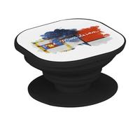 Support Téléphone Extensible - Mondrian Signature Peinture Peintre Artiste Cubism Abstract De Stijl - Poignée Grip de Maintien et Stand Vidéo pour Smartphone Compatible Tous Modèles Imprimé en France