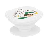 Support Téléphone Extensible - Monkey Monkeying Around Drawing Illustration Humor - Poignée Grip de Maintien et Stand Vidéo pour Smartphone Compatible Tous Modèles Imprimé en France