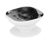 Support Téléphone Extensible - Nelson Mandela Portrait Militant Droits Humains Afrique du Sud - Poignée Grip de Maintien et Stand Vidéo pour Smartphone Compatible Tous Modèles Imprimé en France
