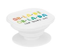 Support Téléphone Extensible - Obladi Oblada Life Goes on Musique Hippie Chanson - Poignée Grip de Maintien et Stand Vidéo pour Smartphone Compatible Tous Modèles Imprimé en France