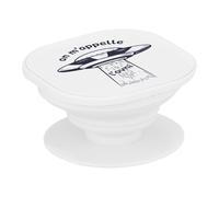 Support Téléphone Extensible - on m'appelle l'Ovni Musique Jul Enfant - Poignée Grip de Maintien et Stand Vidéo pour Smartphone Compatible Tous Modèles Imprimé en France