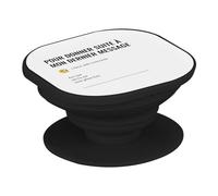 Support Téléphone Extensible - pour Donner Suite Jargon Travail Office Email Icone Bureau Collegue Humour - Poignée Grip de Maintien et Stand Vidéo pour Smartphone Compatible Tous Modèles Imprimé en