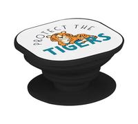 Support Téléphone Extensible - Protect The Tigers Animaux Tigres Nature - Poignée Grip de Maintien et Stand Vidéo pour Smartphone Compatible Tous Modèles Imprimé en France
