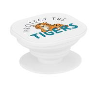 Support Téléphone Extensible - Protect The Tigers Animaux Tigres Nature - Poignée Grip de Maintien et Stand Vidéo pour Smartphone Compatible Tous Modèles Imprimé en France