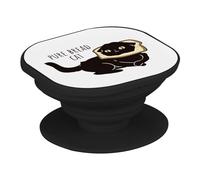 Support Téléphone Extensible - Pure Bread Cat Race Bread Humor Illustration - Poignée Grip de Maintien et Stand Vidéo pour Smartphone Compatible Tous Modèles Imprimé en France
