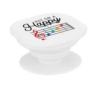 Support Téléphone Extensible - Put on a Happy Face Music Musician Instrument Solfeggio - Poignée Grip de Maintien et Stand Vidéo pour Smartphone Compatible Tous Modèles Imprimé en France