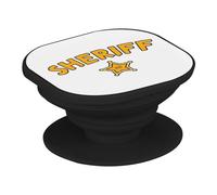Support Téléphone Extensible - Sheriff Etoile Police Far West BD - Poignée Grip de Maintien et Stand Vidéo pour Smartphone Compatible Tous Modèles Imprimé en France