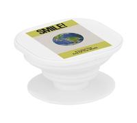 Support Téléphone Extensible - Smile! is The End of The World Collage Vintage Illustration Art Humour Parodie - Poignée Grip de Maintien et Stand Vidéo pour Smartphone Compatible Tous Modèles Imprimé