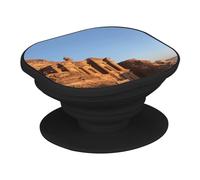 Support Téléphone Extensible - Temple de Petra dans Le Soleil Levant Jordanie - Poignée Grip de Maintien et Stand Vidéo pour Smartphone Compatible Tous Modèles Imprimé en France