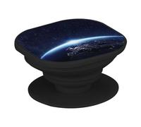 Support Téléphone Extensible - Terre Vue de l'espace Planete Soleil Astronomie Europe - Poignée Grip de Maintien et Stand Vidéo pour Smartphone Compatible Tous Modèles Imprimé en France