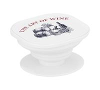 Support Téléphone Extensible - The Art of Wine Alcohol Party Culture - Poignée Grip de Maintien et Stand Vidéo pour Smartphone Compatible Tous Modèles Imprimé en France