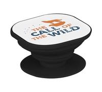 Support Téléphone Extensible - The Call of The Wild Nature Loup Voyage - Poignée Grip de Maintien et Stand Vidéo pour Smartphone Compatible Tous Modèles Imprimé en France