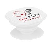 Support Téléphone Extensible - The Klee to My Heart Jeu de Mot Amour Art Peinture - Poignée Grip de Maintien et Stand Vidéo pour Smartphone Compatible Tous Modèles Imprimé en France