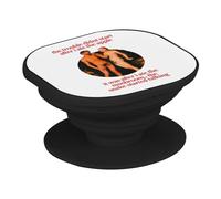 Support Téléphone Extensible - The Trouble Adam and Eve Collage Vintage Illustration Art Humour Parodie Meme - Poignée Grip de Maintien et Stand Vidéo pour Smartphone Compatible Tous Modèles Imprimé