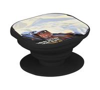 Support Téléphone Extensible - Train Mont Blanc Montagnes Affiche Poster Vintage Tourisme Art Deco - Poignée Grip de Maintien et Stand Vidéo pour Smartphone Compatible Tous Modèles Imprimé en France