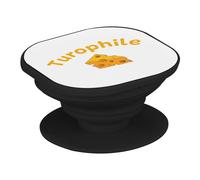 Support Téléphone Extensible - Turophile Cheese Lover Camembert Connoisseur - Poignée Grip de Maintien et Stand Vidéo pour Smartphone Compatible Tous Modèles Imprimé en France