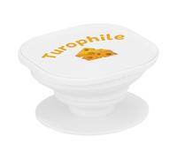Support Téléphone Extensible - Turophile Cheese Lover Camembert Connoisseur - Poignée Grip de Maintien et Stand Vidéo pour Smartphone Compatible Tous Modèles Imprimé en France