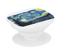 Support Téléphone Extensible - Van Gogh Nuit Etoilees Peinture Post-Impressionnisme - Poignée Grip de Maintien et Stand Vidéo pour Smartphone Compatible Tous Modèles Imprimé en France