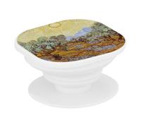 Support Téléphone Extensible - Van Gogh Oliviers Peinture Post-Impressionnisme - Poignée Grip de Maintien et Stand Vidéo pour Smartphone Compatible Tous Modèles Imprimé en France