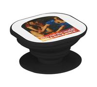 Support Téléphone Extensible - Who Run The World Girl Collage Vintage Illustration Art Humour Parodie Meme - Poignée Grip de Maintien et Stand Vidéo pour Smartphone Compatible Tous Modèles Imprimé en