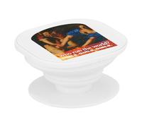 Support Téléphone Extensible - Who Run The World Girl Collage Vintage Illustration Art Humour Parodie Meme - Poignée Grip de Maintien et Stand Vidéo pour Smartphone Compatible Tous Modèles Imprimé en