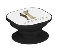 Support Téléphone Extensible - Working Hard for my Dog Old Illustration Giant Bone Pet - Poignée Grip de Maintien et Stand Vidéo pour Smartphone Compatible tous Modèles Imprimé en France
