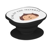 Support Téléphone Extensible - Year of The Monkey Chinese Astrology Sign Zodiac Animal Horoscope Drawing - Poignée Grip de Maintien et Stand Vidéo pour Smartphone Compatible Tous Modèles Imprimé en