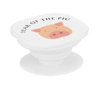 Support Téléphone Extensible - Year of The Pig Sign Chinese Astrology Zodiac Animal Horoscope Drawing - Poignée Grip de Maintien et Stand Vidéo pour Smartphone Compatible Tous Modèles Imprimé en