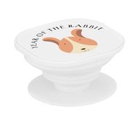 Support Téléphone Extensible - Year of The Rabbit Chinese Astrology Sign Zodiac Animal Horoscope Drawing - Poignée Grip de Maintien et Stand Vidéo pour Smartphone Compatible Tous Modèles Imprimé en