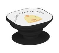 Support Téléphone Extensible - Year of The Rooster Chinese Astrology Sign Zodiac Animal Horoscope Drawing - Poignée Grip de Maintien et Stand Vidéo pour Smartphone Compatible Tous Modèles Imprimé en