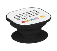 Support Téléphone Extensible - You Can't Sit with Us Pixel Art Jeux Video Parodie Retro Gaming 1980 - Poignée Grip de Maintien et Stand Vidéo pour Smartphone Compatible Tous Modèles Imprimé en France