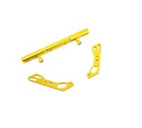 Support Téléphone GPS Moto pour Xmax 250 300 Barre Transversale Renforcée Guidon Réglable Levier D'équilibre Guidon D'équilibre(Yellow)