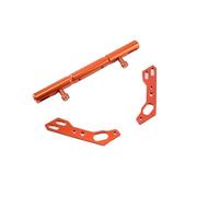 Support Téléphone GPS Moto pour Xmax 250 300 Barre Transversale Renforcée Guidon Réglable Levier D'équilibre Guidon D'équilibre(Orange)