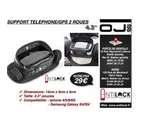 Support Telephone/GPS OJ Universel Etanche/tactile