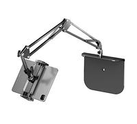 Support Telephone Lit, Bras Articulé Bras De Support De Bureau Flexible Pliable, Universel, Rotatif à 360 DegréS, pour Le Bureau, Les Cours en Ligne, éConomiser De l'espace,(Color:Clip pour Tablette)