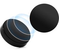 Support Téléphone Magnétique - Base 360° Aimantée Universelle Pour Smartphone Iphone & Android - Fixation Collante Pour Maison Bureau - Socle Noir(Q958)