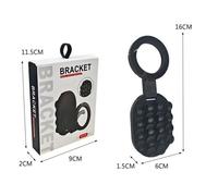 Support téléphone magnétique double face compatible avec MagSafe ¿ Pliable ABS, micro ventouse, rotation 360 degrés