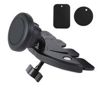 Support Téléphone Magnétique pour Voiture, Support Smartphone Rotatif, Berceau Fixation Véhicule, Pour Voyageurs Trajets Quotidiens Covoiturage Voyages Routiers Camping Berlines SUV Camping-Cars