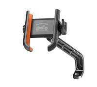 Support Téléphone Moto - Amortisseur Chocs Pince Rotative, Fixation Guidon Vélo, 360° Orientable, Dégagement Rapide, Double Verrouillage, Pour Trajet Promenade Compétition