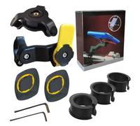 Support Téléphone Moto - Amortisseur de Vibrations Compatible avec Smartphones Universels, pour Guidon de Vélo, Trottinette, Quad, Scooter, Twist & Lock
