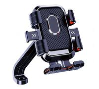 Support Telephone Moto pour BMW C Evolution, Porte Téléphone Guidon/Retroviseur Velo/Moto Super Stable Cyclisme Accessoires,A/Rrearview Mirror