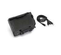 Support Téléphone Moto Pour BMW Tous Pour S1000RR Pour S1000XR Pour F900XR Pour C400X Pour R1250RS Base support navigation téléphone chargement sans fil GPS Navigation Support(Wireless- Black Line)