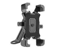 Support Telephone Moto pour FXRT Sport Glide/FXDL Dyna Low Rider/FXDX Super Glide Sport, Smartphone Rotatif à 360° Libération Absorption Chocs Antidérapante,B Rearview Mirror Style