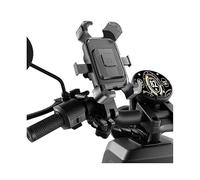 Support Telephone Moto pour Honda DAX 125 St 125 DAX 2016-2021 2022-2025, Support Telephone Velo Support Téléphone Moto Anti-vibration sacoche guidon,Black