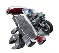 Support Téléphone Moto pour Triumph Tiger 1050 2006-2009, Multi-Angle Adjustment Les Quatre Coins VerrouilléS Stable and Shockproof Wide Compatibility